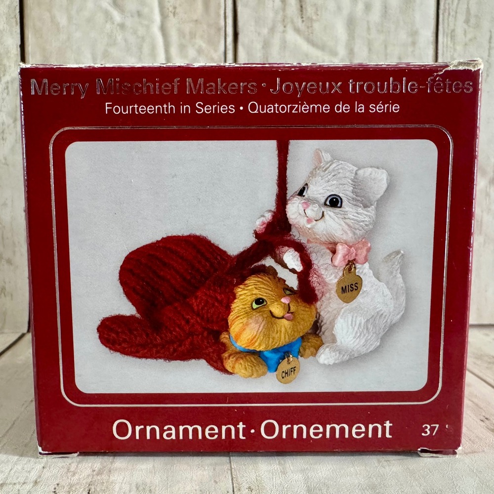 Carlton Cards Merry Mischief Makers Kittens 14th in Series #37 Heirloom Ornament